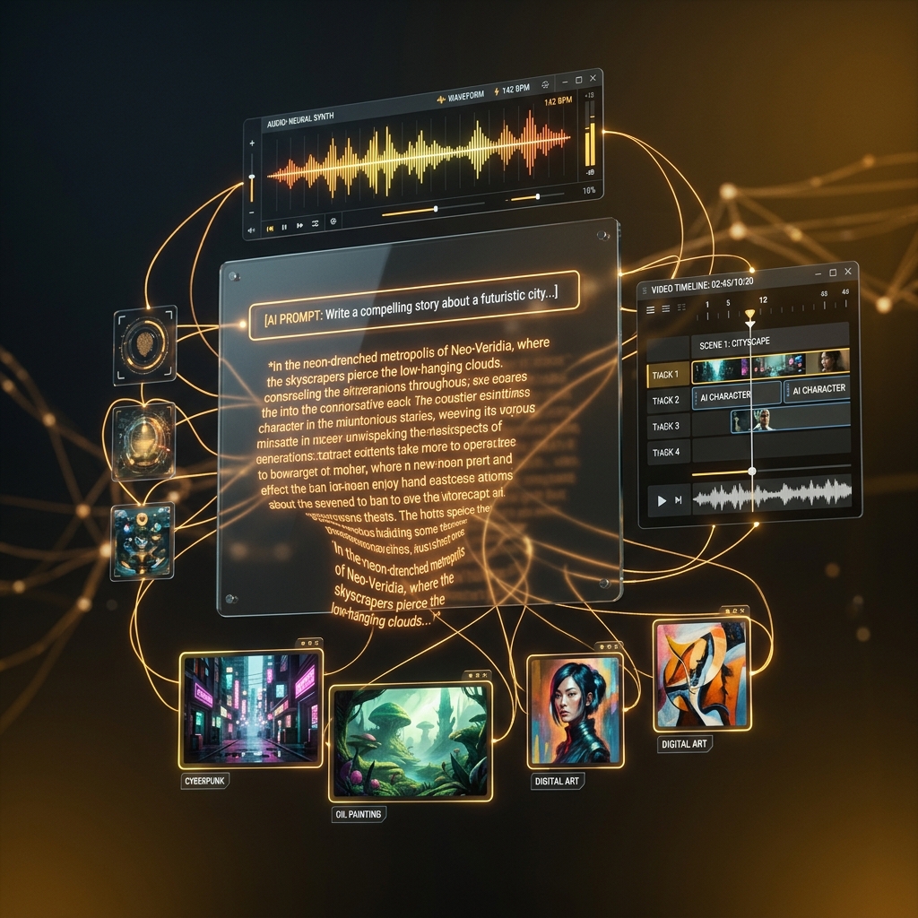 AI Content Creation and Design Studio