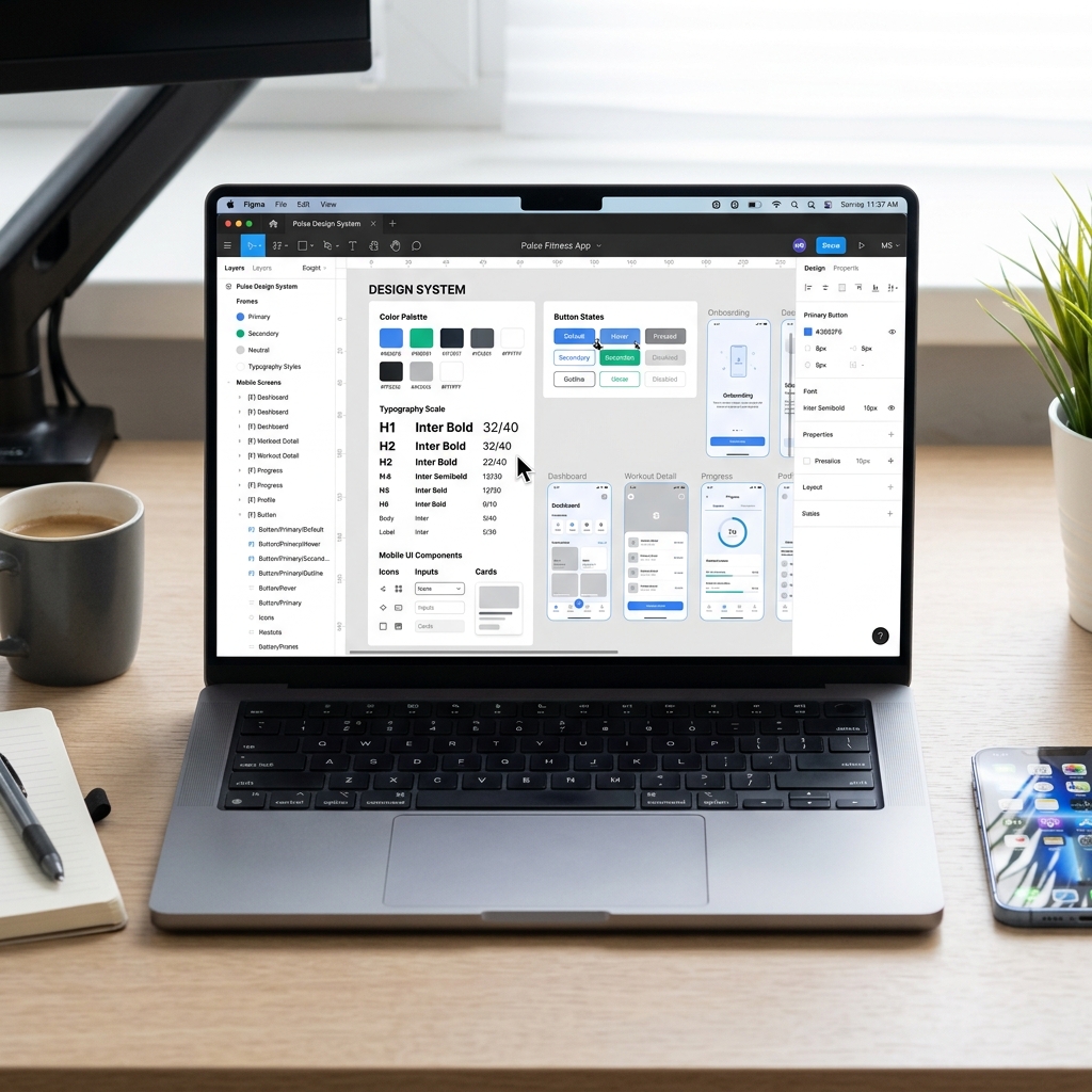 UI/UX Design Systems (Figma)