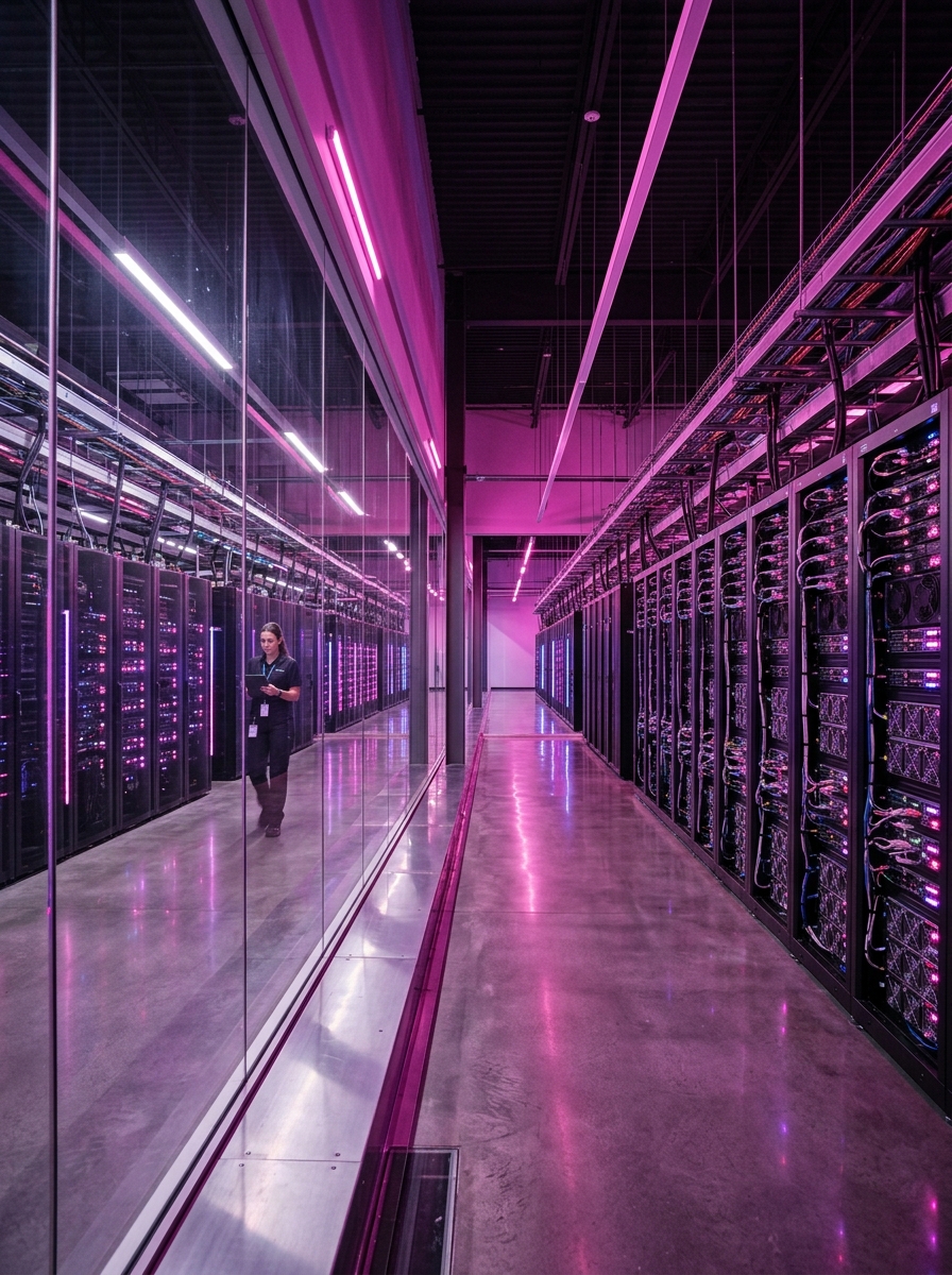 Modern enterprise office and server infrastructure